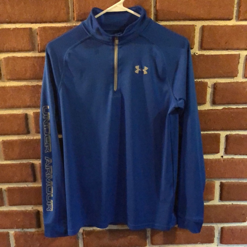 Youth Boys Under Armour 3/4 zip long sleeve shirt